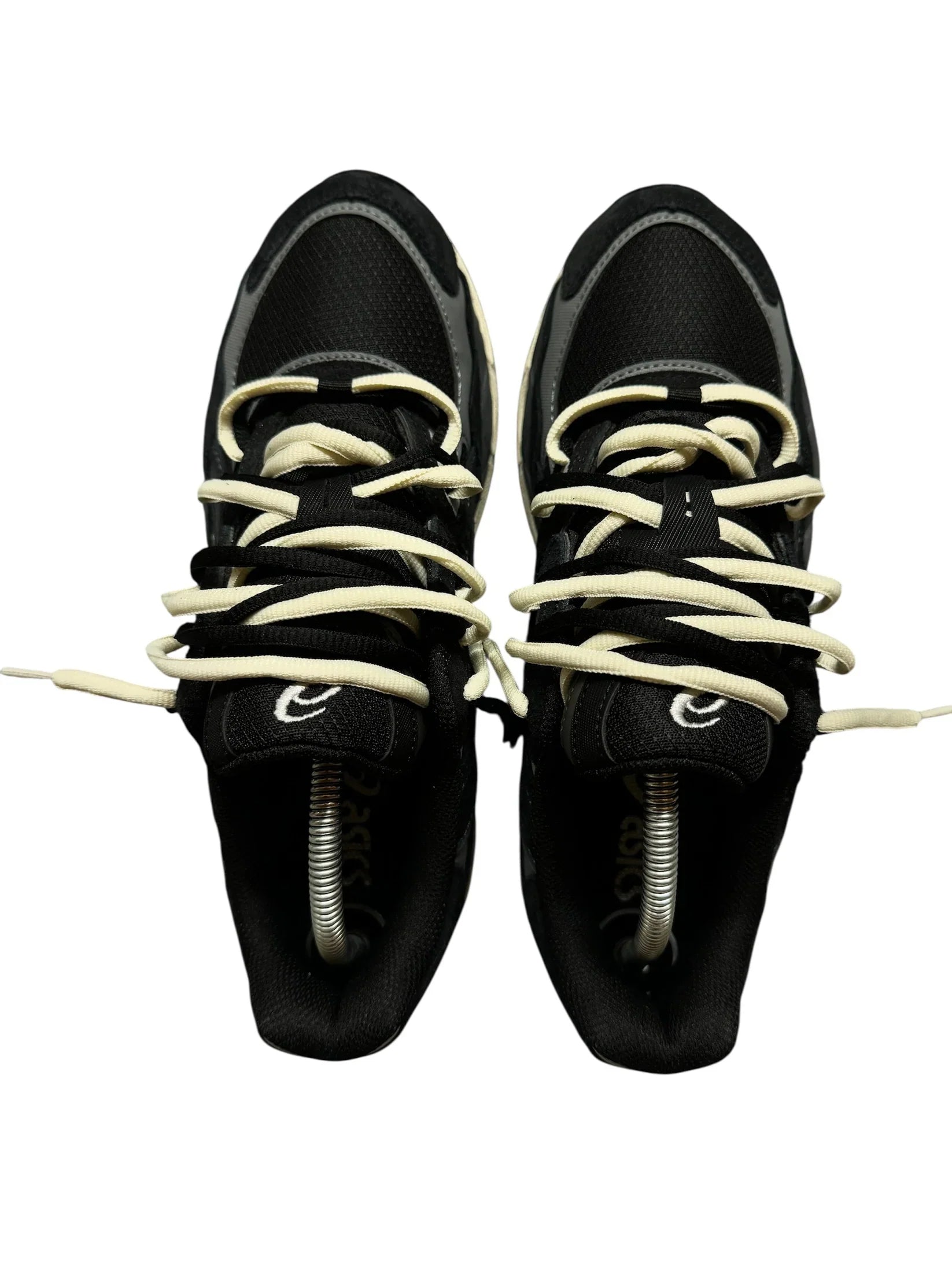 ASICS GEL NYC BLACK BEIGE DOPPIO LACCIO